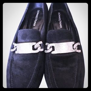Donald J Pliner suede loafers